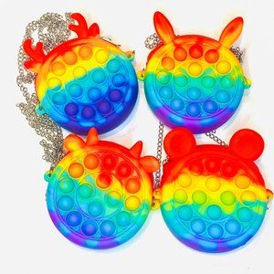 Popit fidget purse with animal ears (mini)